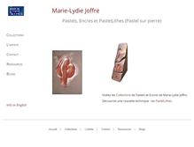 Tablet Screenshot of marielydiejoffre.com